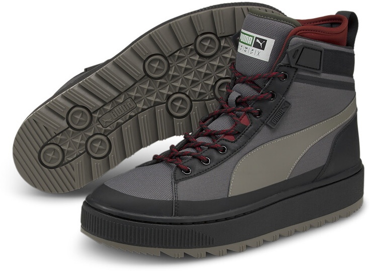Bocanci pentru bărbați Puma Suede Mid Wtr Dark Shadow/Steeple Gray 42
