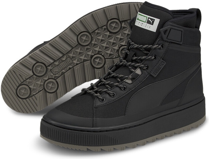 Ботинки мужские Puma Suede Mid Wtr Puma Black/Steeple Gray 43