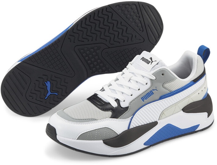 Adidași pentru bărbați Puma X-Ray 2 Square Gray Violet/Puma White/Quarry/Glacier/Royal 42.5