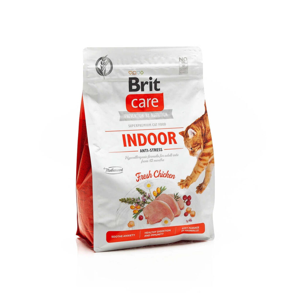 Сухой корм для кошек Brit Care Grain Free Indoor Antistress 2kg