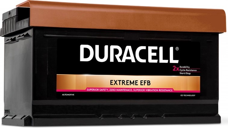 Автомобильный аккумулятор Duracell DE 75H EFB (012 575 11 0801)