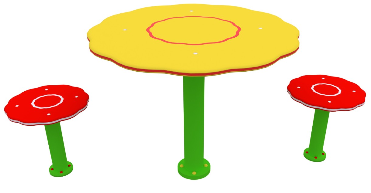 Столик с 2 стульчиками PlayPark F-2