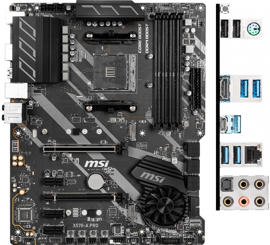 Placă de bază MSI X570 A Pro