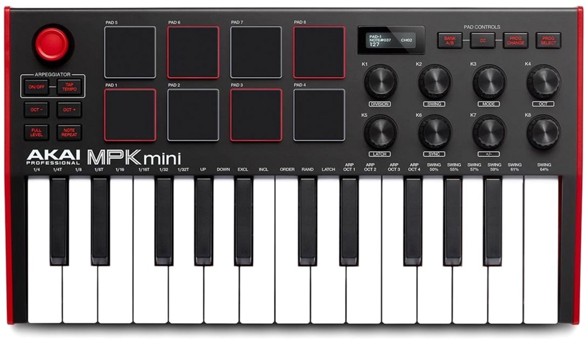 MIDI-claviatura Akai MPK Mini MK3