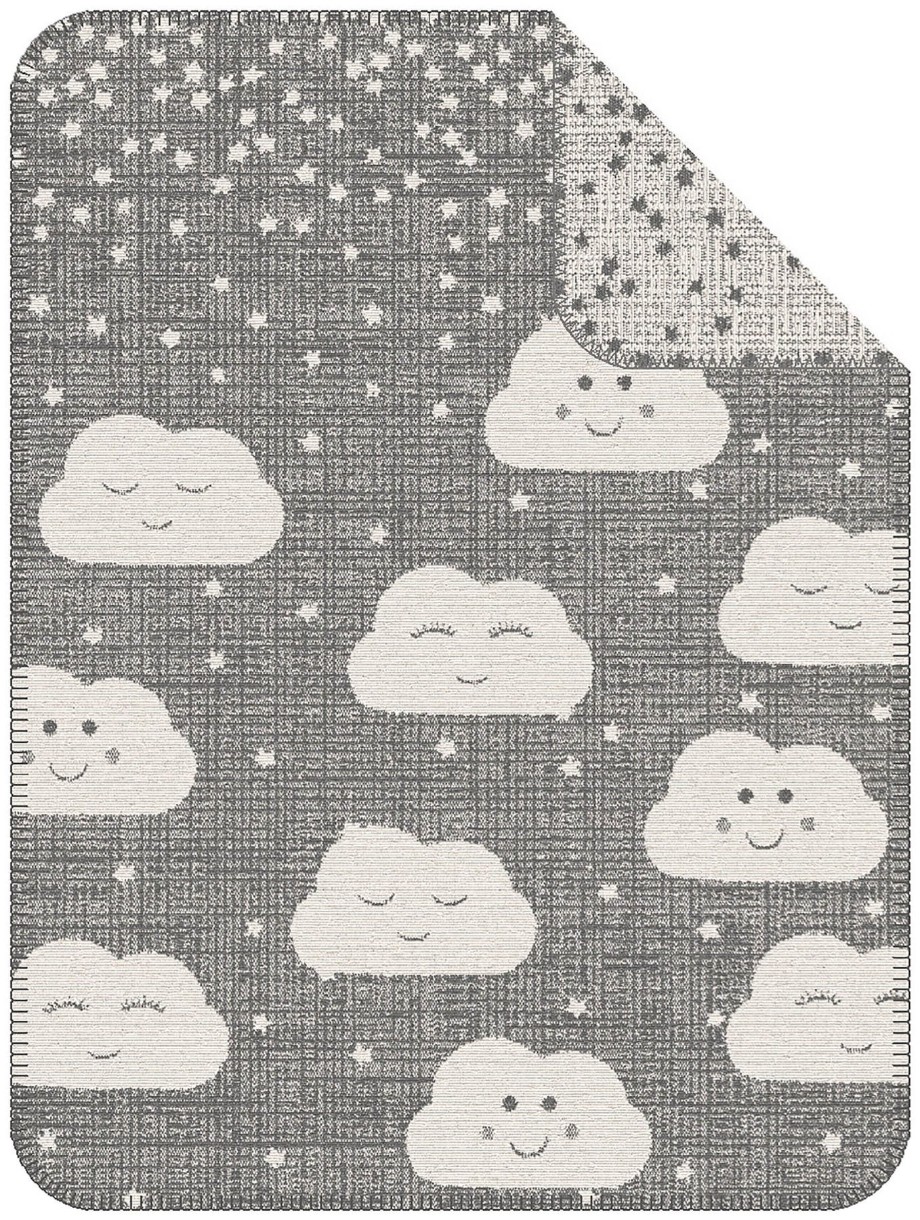 Одеяло для малышей s.Oliver Children's Junior Grey/White (1181) 75x100cm