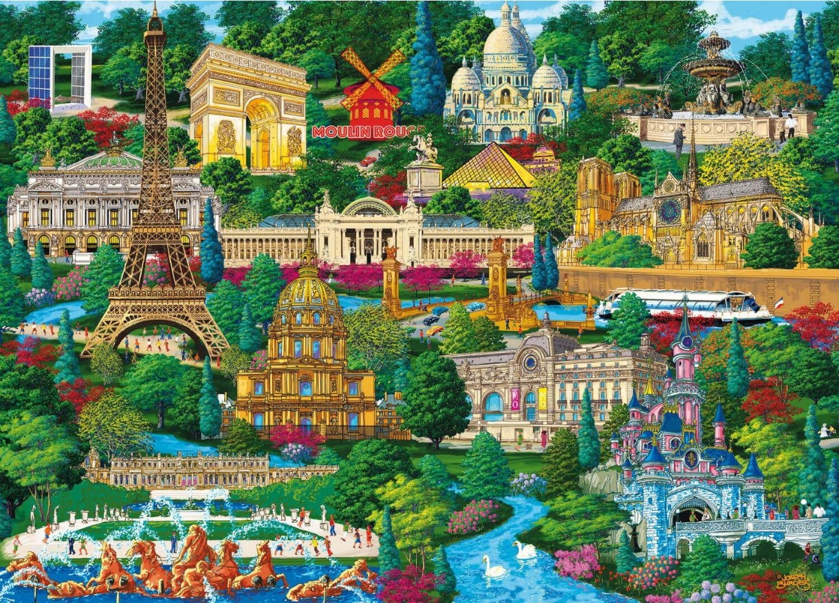 Puzzle Trefl 1000 France Famous Places (20150)
