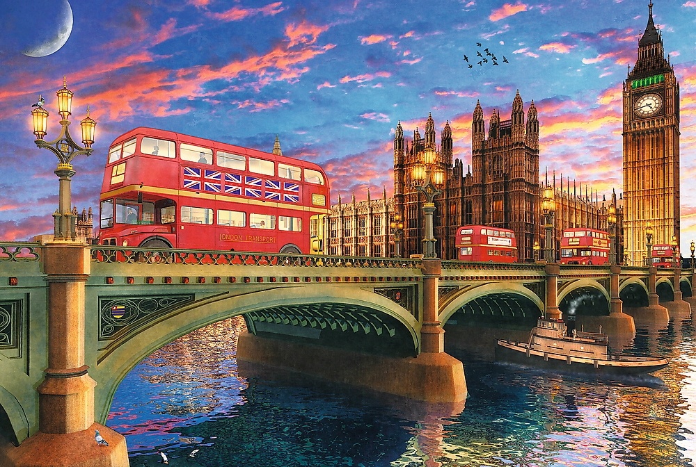 Puzzle Trefl 501 Palace of Westminster. Big Ben London (20155)