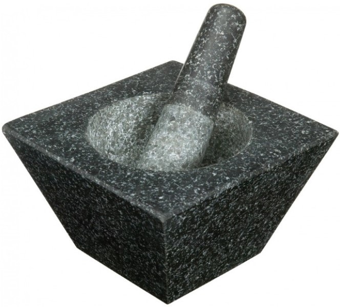 Mojar cu pistil Kitchen Craft Granit Square Heavy Duty (KCJOMPSQ)