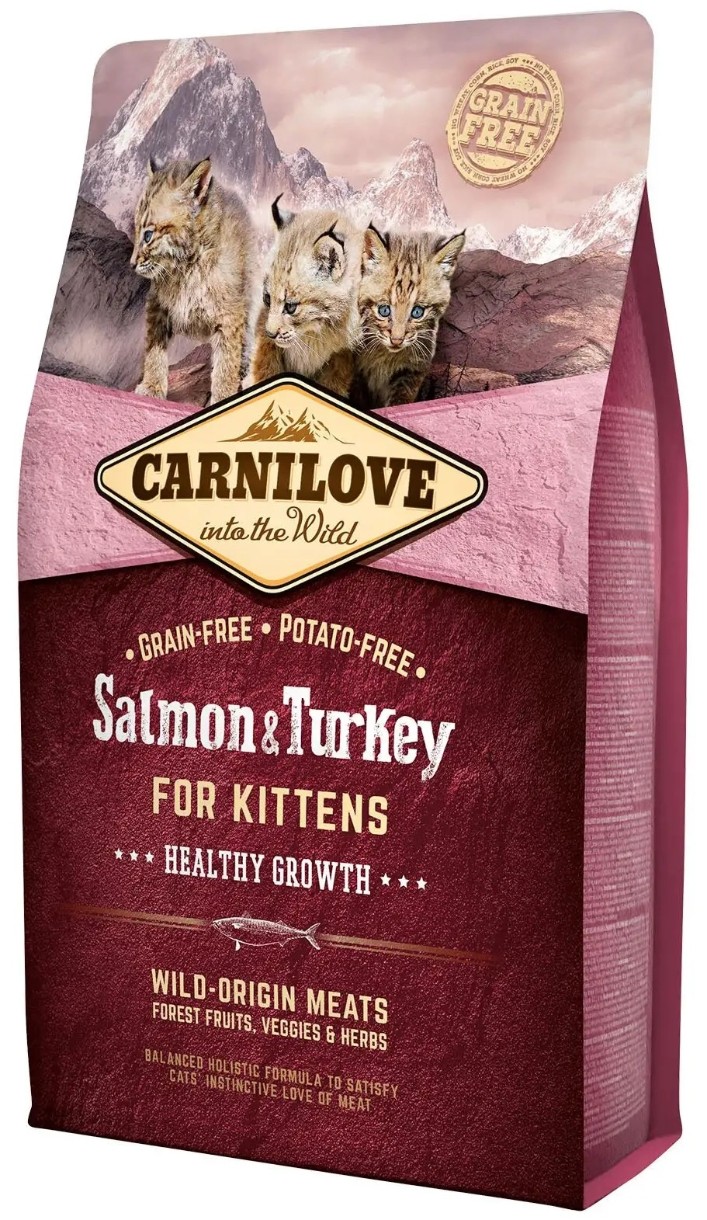 Сухой корм для кошек Carnilove Kitten Salmon & Turkey 2kg