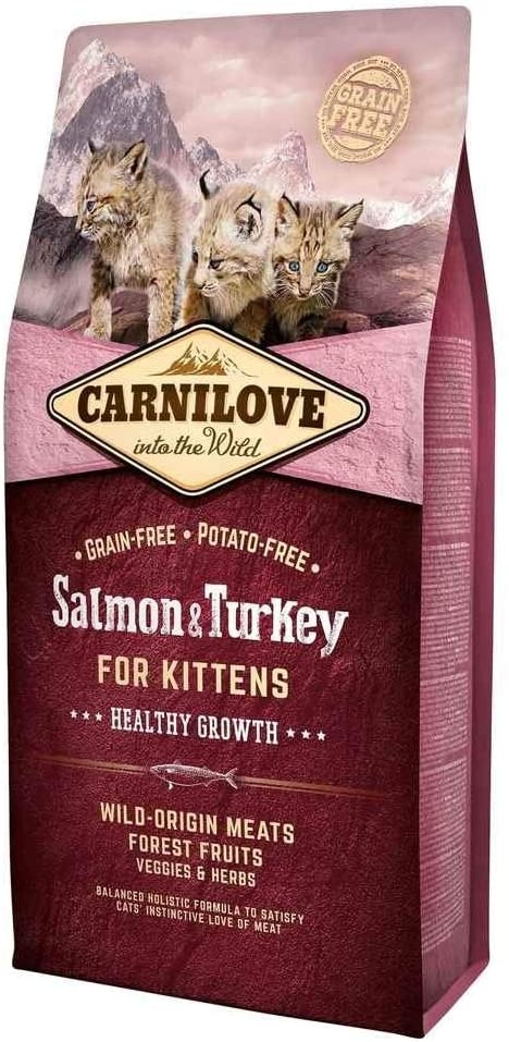 Сухой корм для кошек Carnilove Kitten Salmon & Turkey 6kg