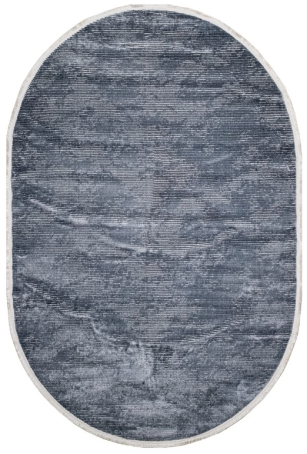 Ковёр Made in Turkey Sila Lux Blue/Grey (5605A_Z8481) 1.60x2.30m Oval