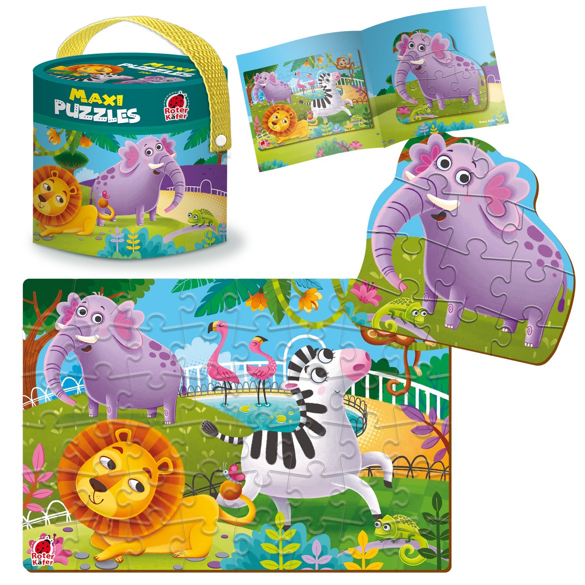 Puzzle Roter Kafer 59 Zoo (RK1080-02)