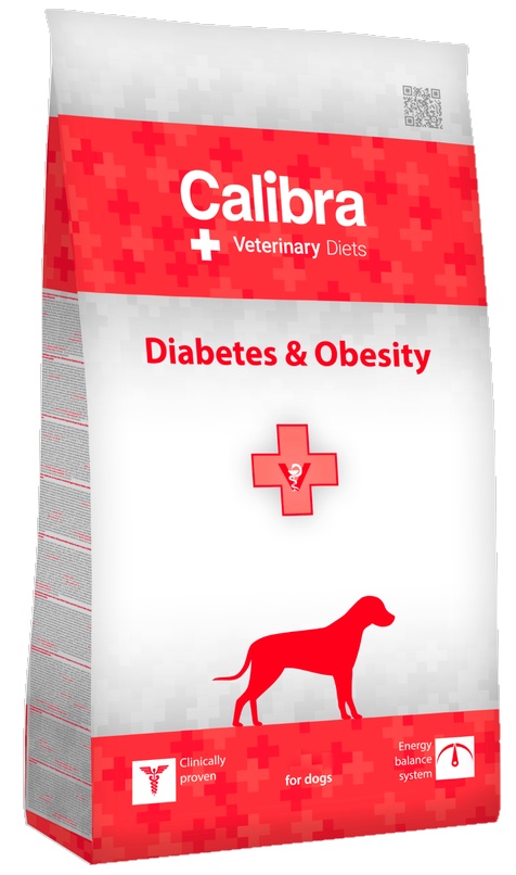 Сухой корм для собак Calibra Veterinary Diets Diabetes & Obesity 12kg