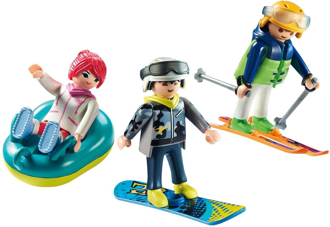 Figura Eroului Playmobil Family Fun: Winter Sports Trio (9286)