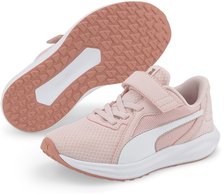 Adidași pentru copii Puma Twitch Runner Ac Ps Chalk Pink/Puma White 34.5