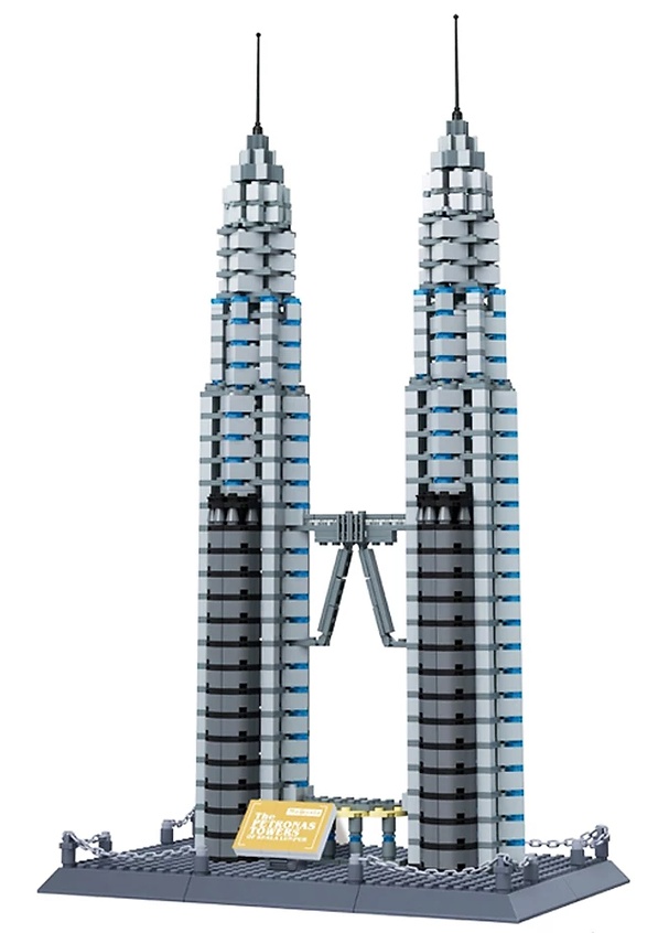 Конструктор Wange Petronas Towers of Kuala Lumpur 1160pcs (5213)