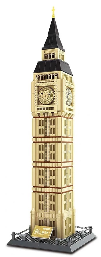 Set de construcție Wange The Big Ben of London 1665pcs (5216)