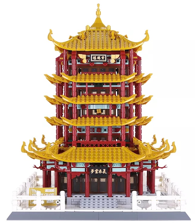 Set de construcție Wange The Yellow Crane Tower of Wuhan 2912pcs (6214)