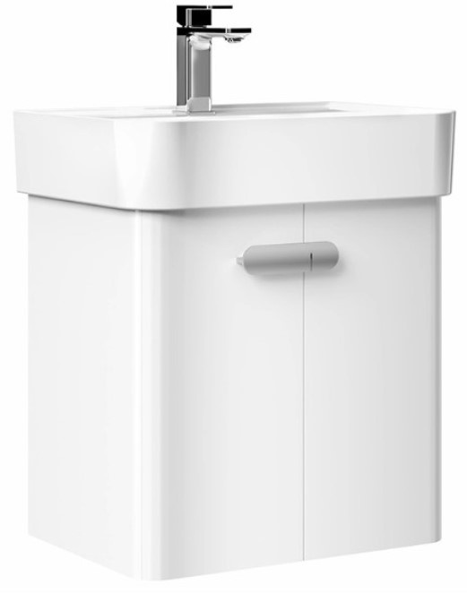 Шкаф с умывальником Orka Orbit 55 White (16582)