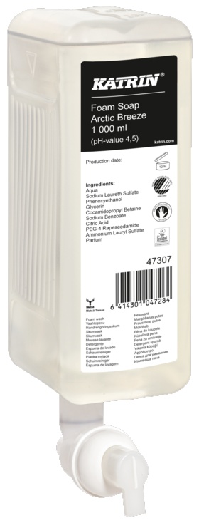 Sapun lichid pentru mîini Katrin Arctic Breeze 1L (47307)
