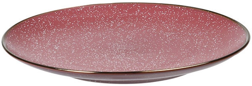 Vas de servit Siaki Metallic Rim Red 27cm (45809)