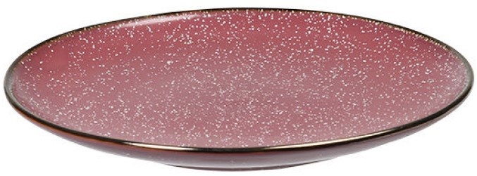 Сервировочное блюдо Metallic Rim Red 21cm (45808)