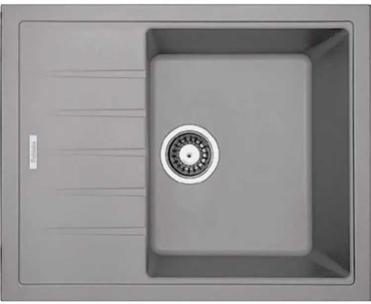 Chiuvetă de bucătărie Fabiano Classic 62x50 Truffle Beton