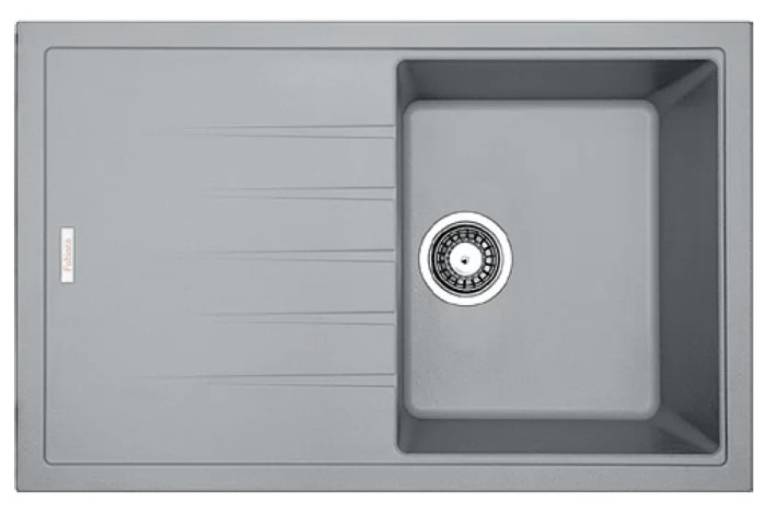 Chiuvetă de bucătărie Fabiano Classic 78x50 Grey Metallic