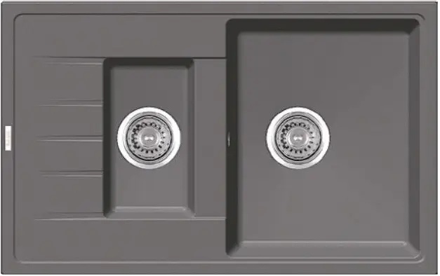 Chiuvetă de bucătărie Fabiano Classic 78x50x15 Beton