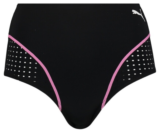 Slip de baie Puma Swim Women High Waist Hipster 1P Black Combo M