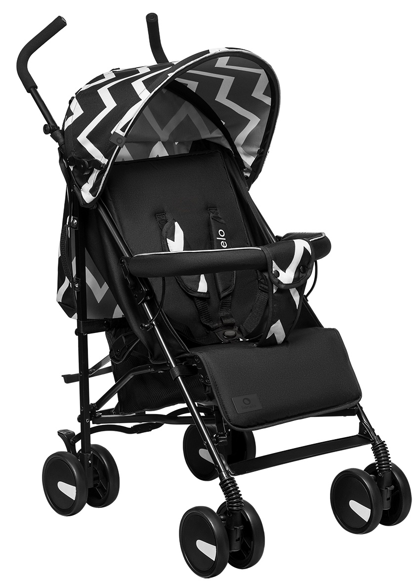 Carucior Lionelo Elia Oslo Black White