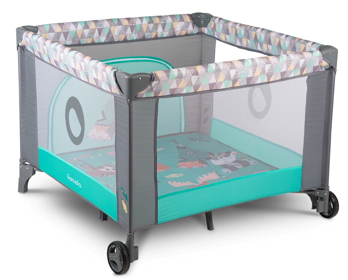Манеж Lionelo Sofie Turquoise Scandi