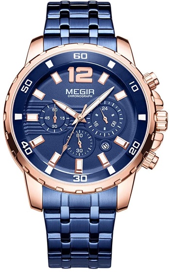 Наручные часы Megir 2068 Blue