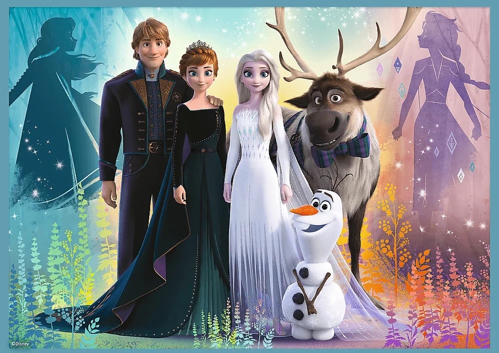 Puzzle Trefl 4in1 The Amazing World of Frozen (34381)
