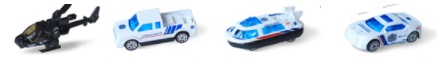 Set de mașini ChiToys 4pcs (71912)