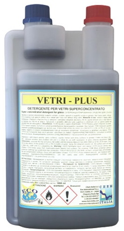 Профессиональное чистящее средство Chem-Italia Vetri-Plus 1kg (PR-901/CF)