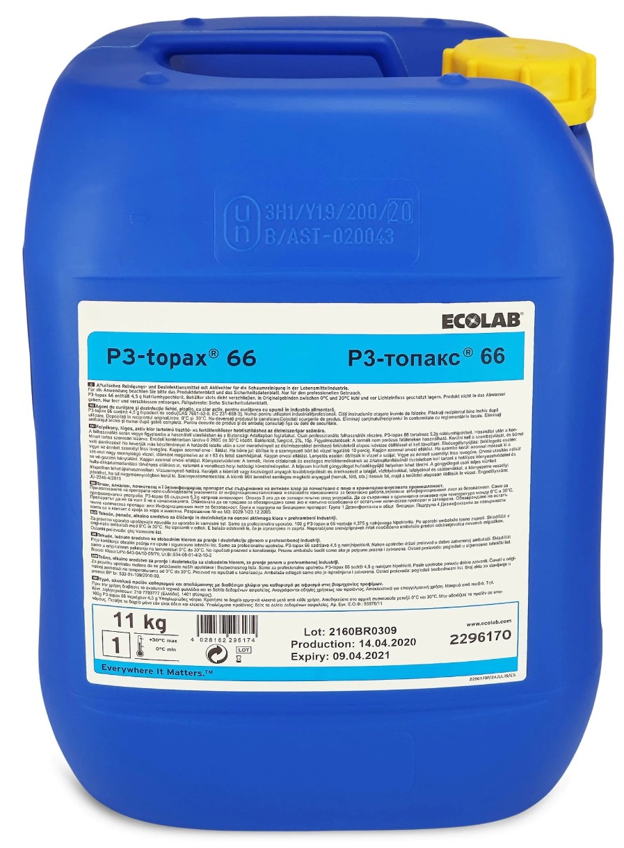 Produs profesional de curățenie Ecolab Topax 66 11kg (2296170)