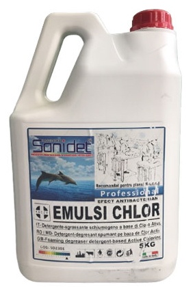 Средство для очистки покрытий Sanidet Emulsi-Chlor 5kg (SD2301)