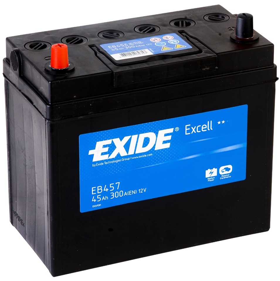 Автомобильный аккумулятор Exide Excell EB457