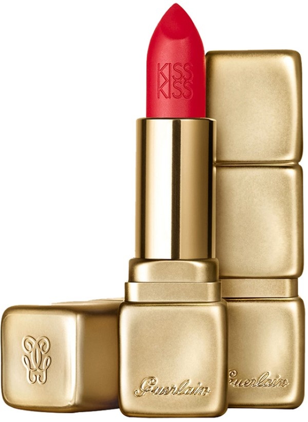 Ruj de buze Guerlain KissKiss Matte 332 Fire Red