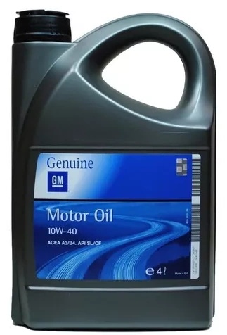 Моторное масло GM Motor Oil 10W-40 4L