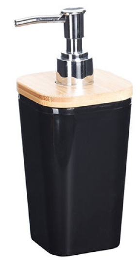 Дозатор жидкого мыла Bathroom Solutions 18cm Black (46058)