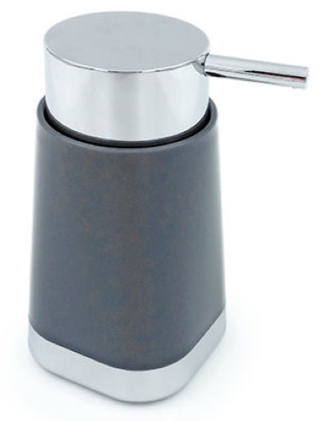 Дозатор жидкого мыла Tendance Grey Porcelain Stoneware 130ml (47162)