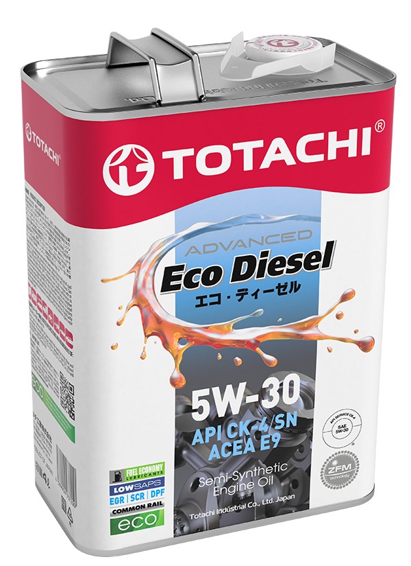 Ulei de motor Totachi Eco Diesel Semi-Synthetic CK-4/SN E9 5W-30 4L
