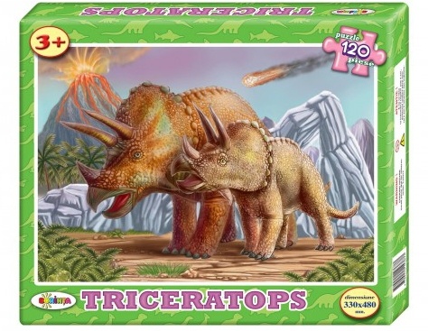 Пазл Dorința 120 Triceratops