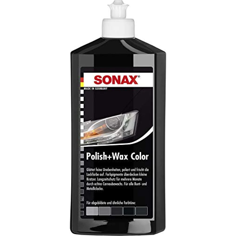 Полироль для кузова Sonax Polish & Wax Color Black 500ml