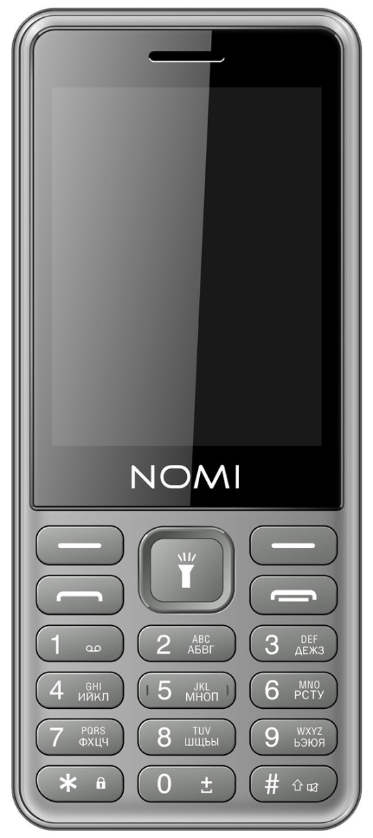 Мобильный телефон Nomi i2840 Grey