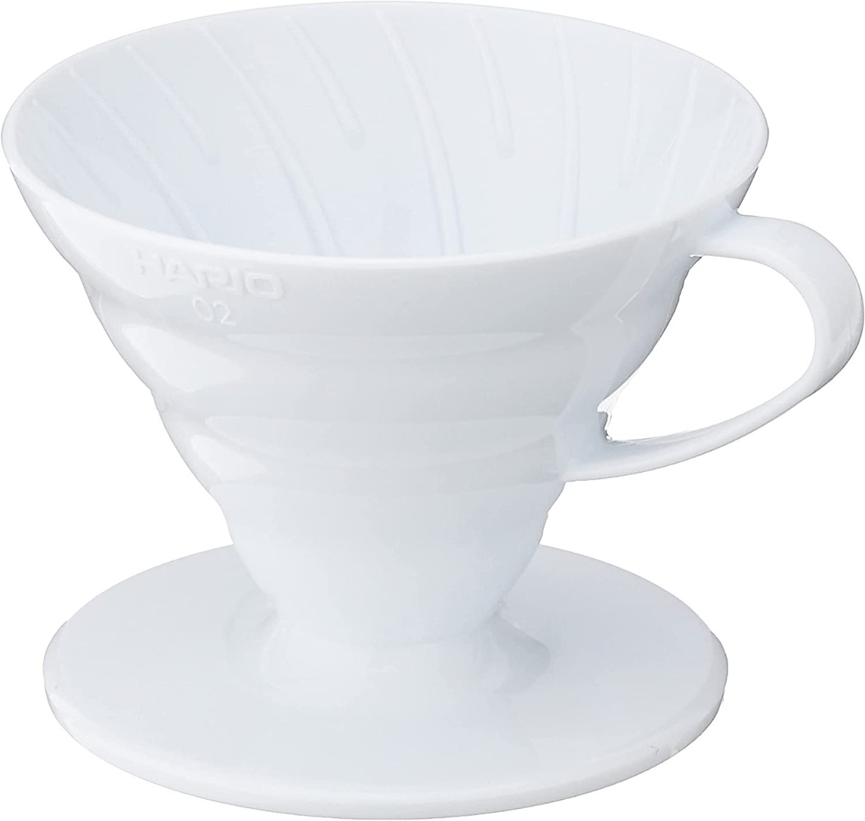 Pâlnie Hario V60 02 Coffee Dripper White Plastic (VD-02W)