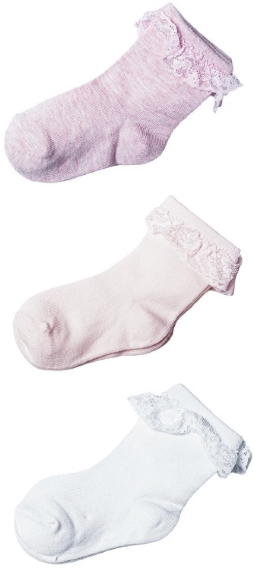 Детские носки 5.10.15 3V4208 Pink/White 24-26 3pcs