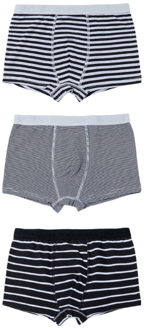 Chiloți pentru copii 5.10.15 2W4111 Black/Gray 146-152cm 3pcs